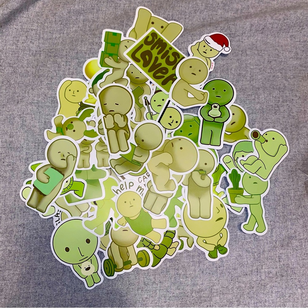 Smiski Stickers, pack of 50